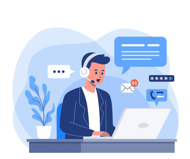 Contact illustration